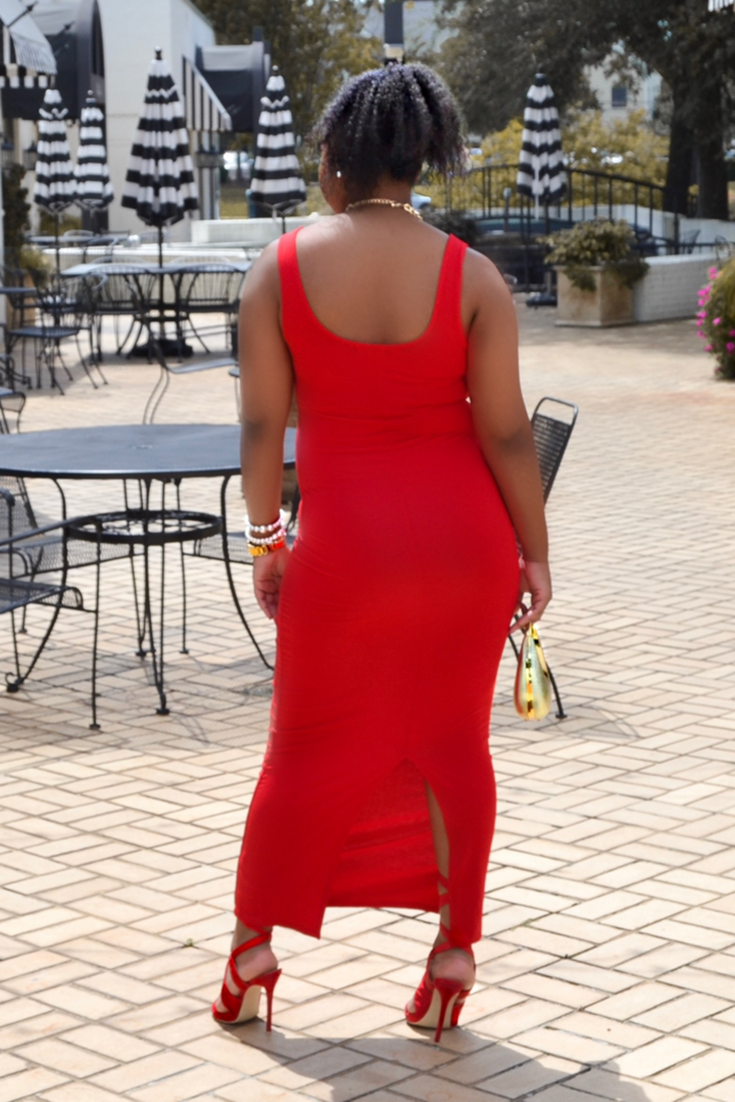Crimson Long Dress