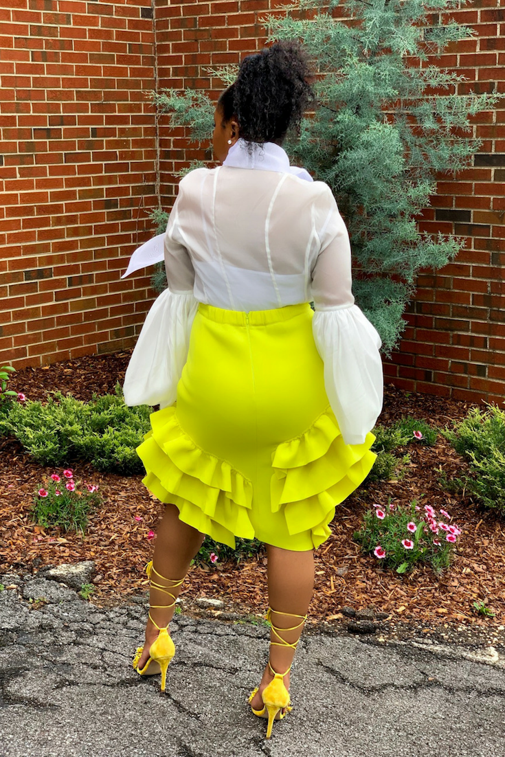 Lemon Lime Tropical Skirt
