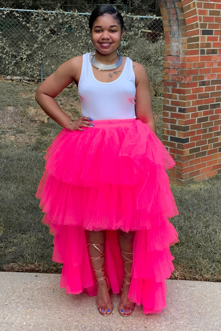 Ultra Pink Tulle Skirt